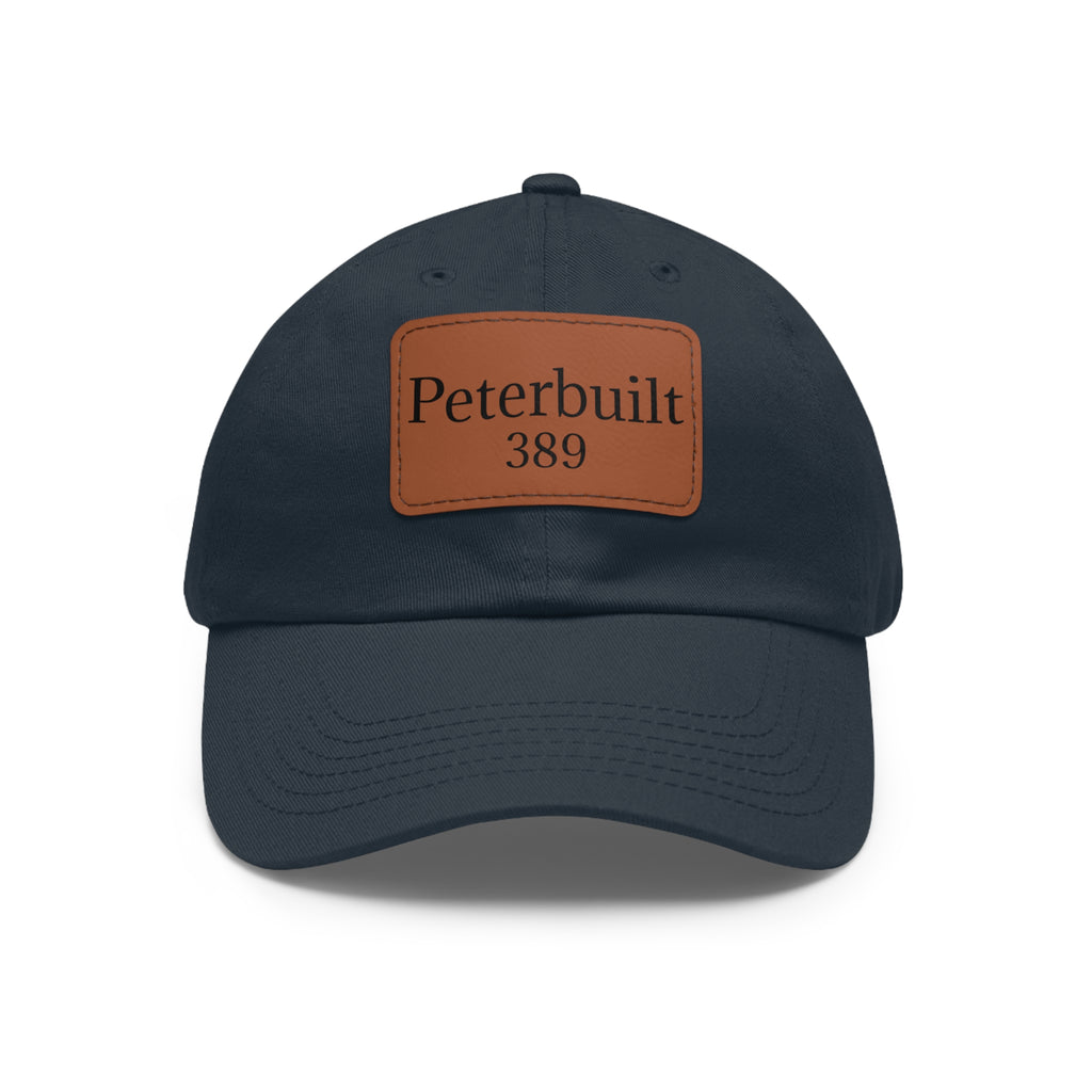 Dad Hat Peterbuilt 389 Leather Patch