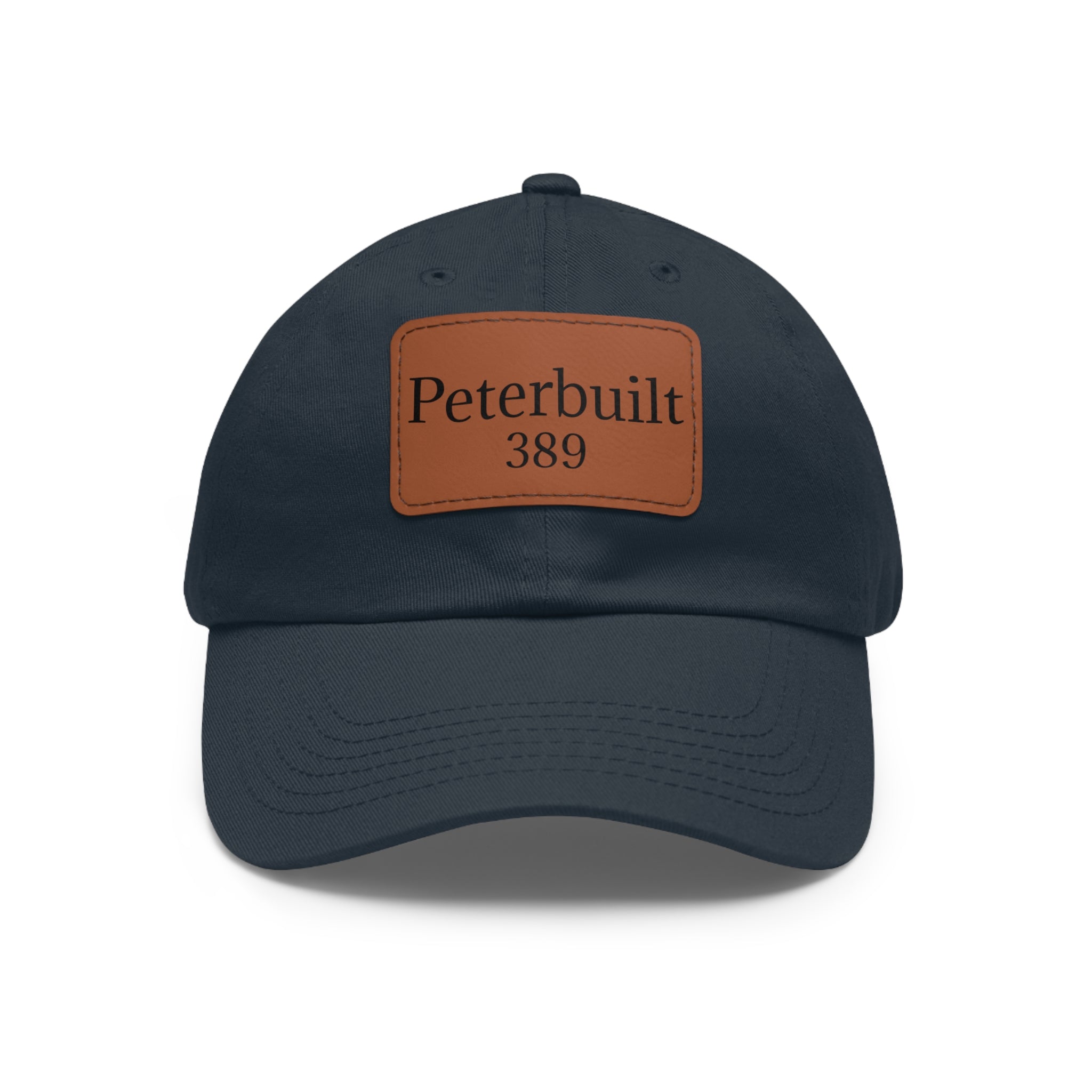 Dad Hat Peterbuilt 389 Leather Patch