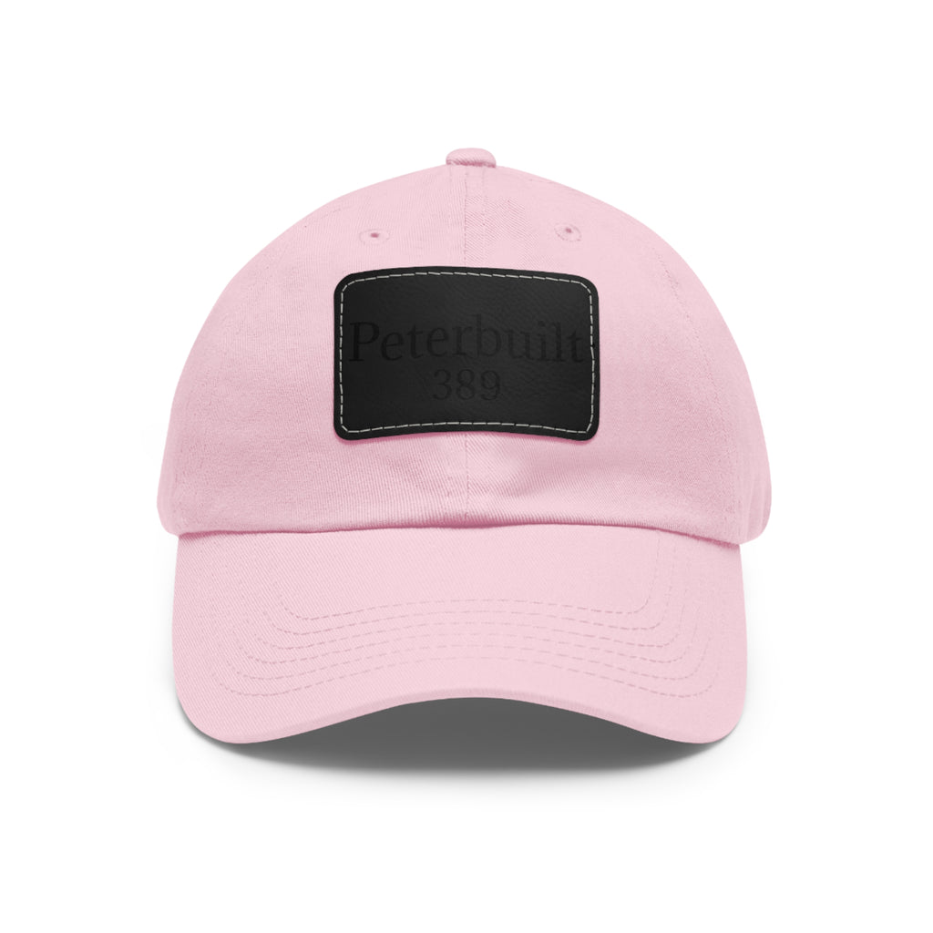 Dad Hat Peterbuilt 389 Leather Patch