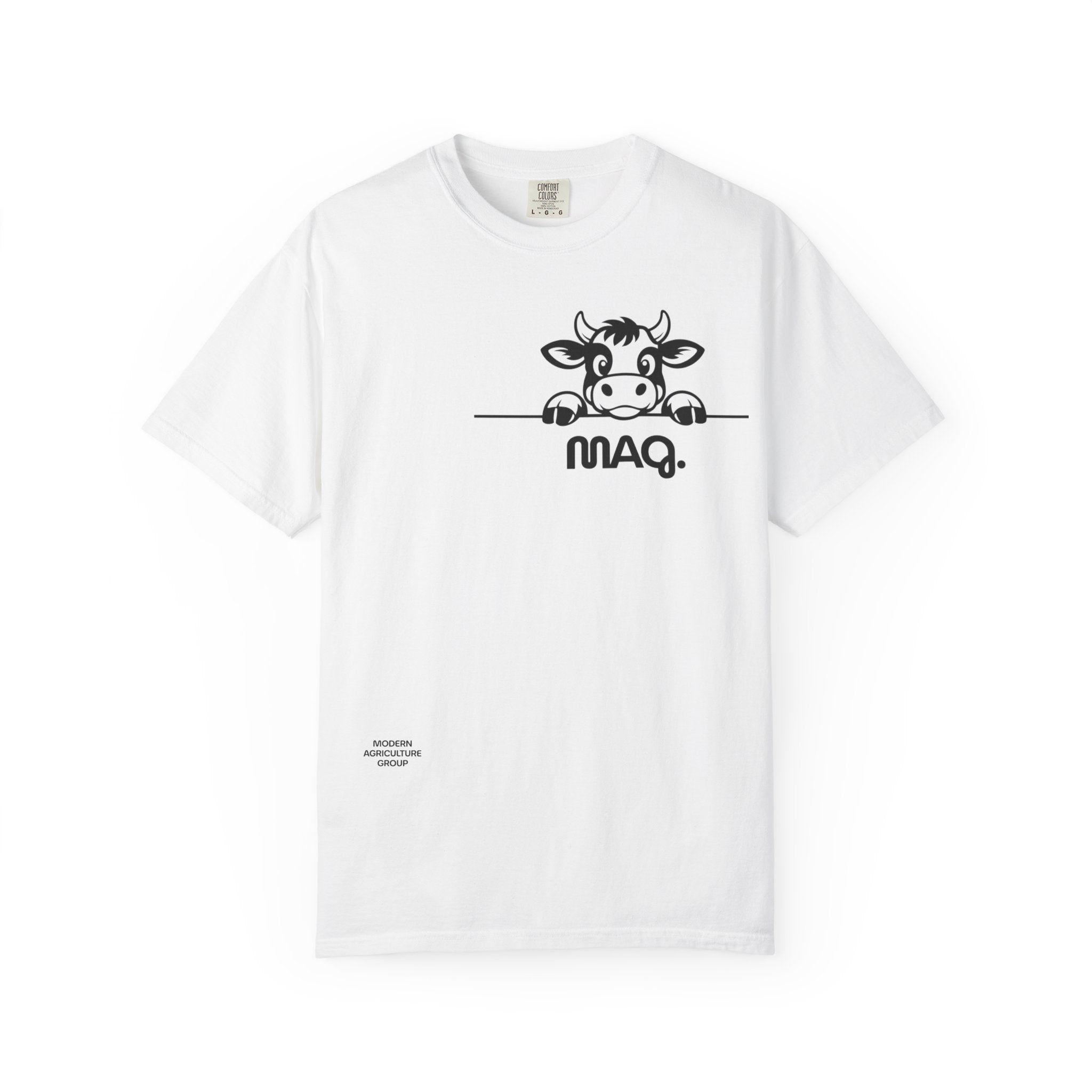 Cow Graphic (MAG) T-Shirt  MAQ Peekaboo Logo Tee
