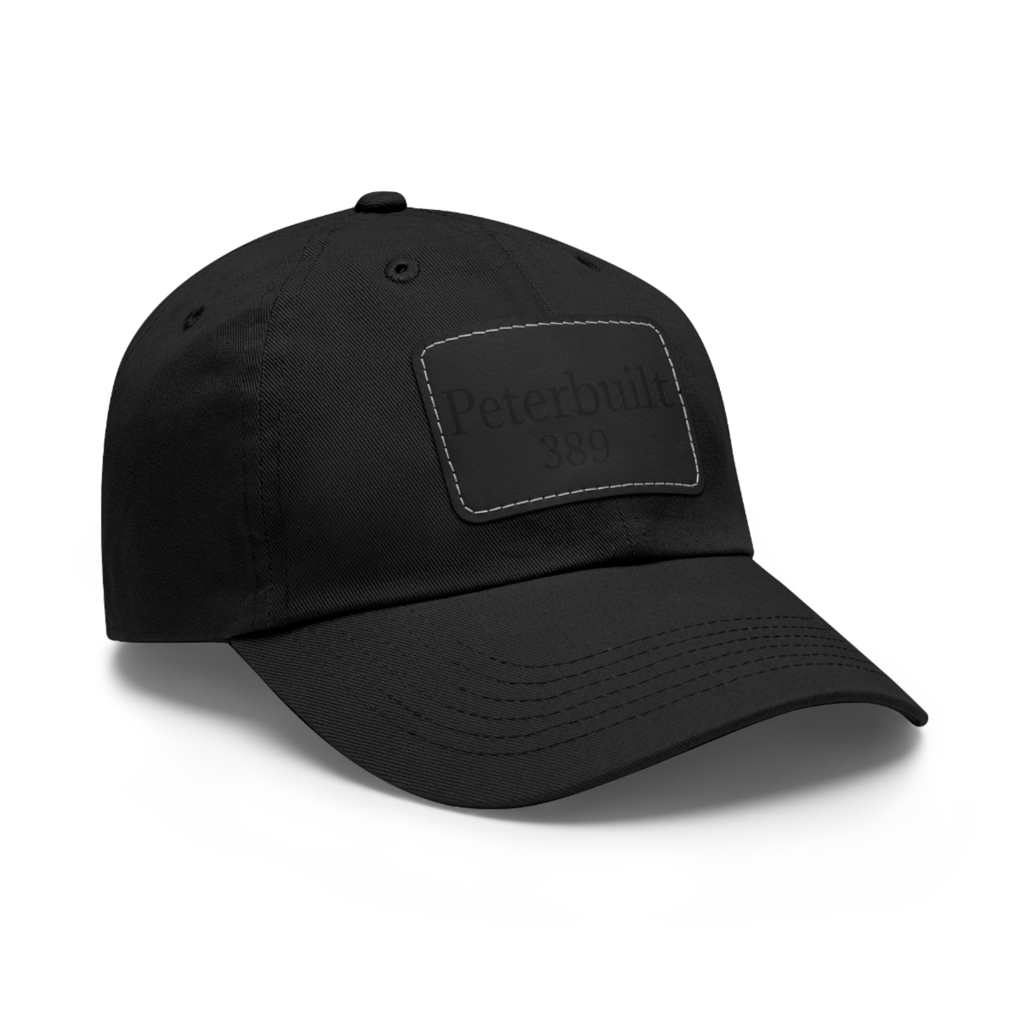 Dad Hat Peterbuilt 389 Leather Patch