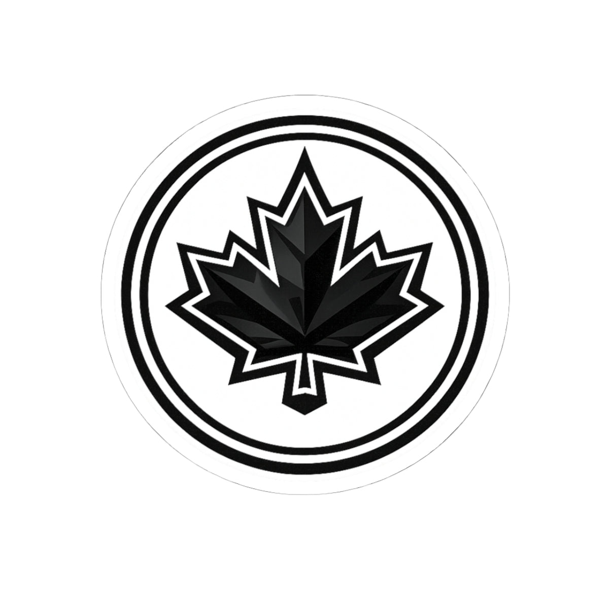 Canadian Maple Leaf Sticker | Kiss-Cut Sticker