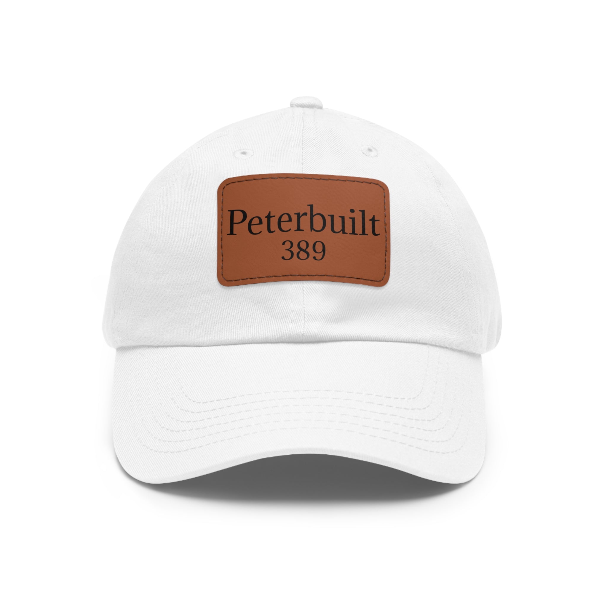 Dad Hat Peterbuilt 389 Leather Patch