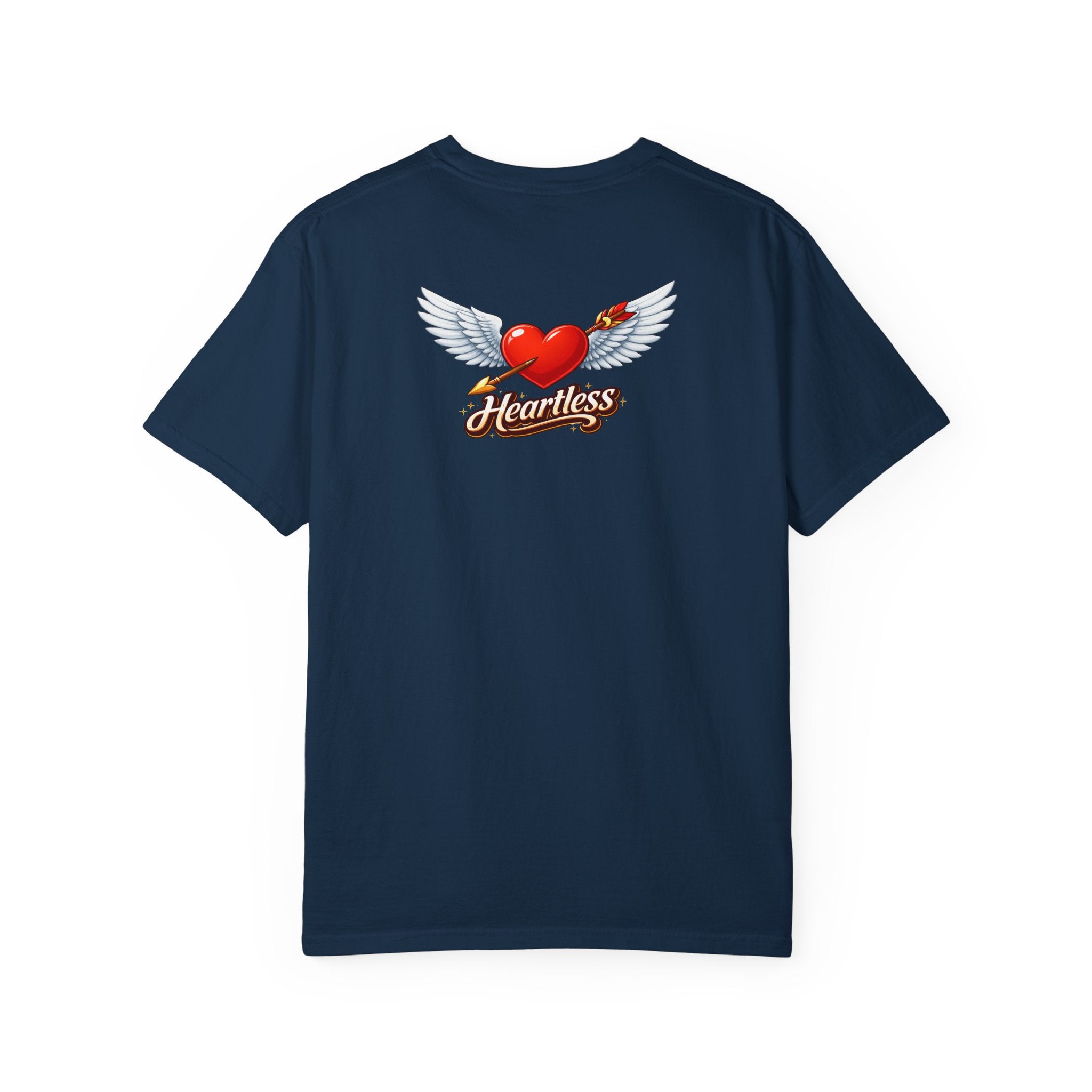 Winged Heart 'Heartless' Graphic T-Shirt | Retro Tattoo Style