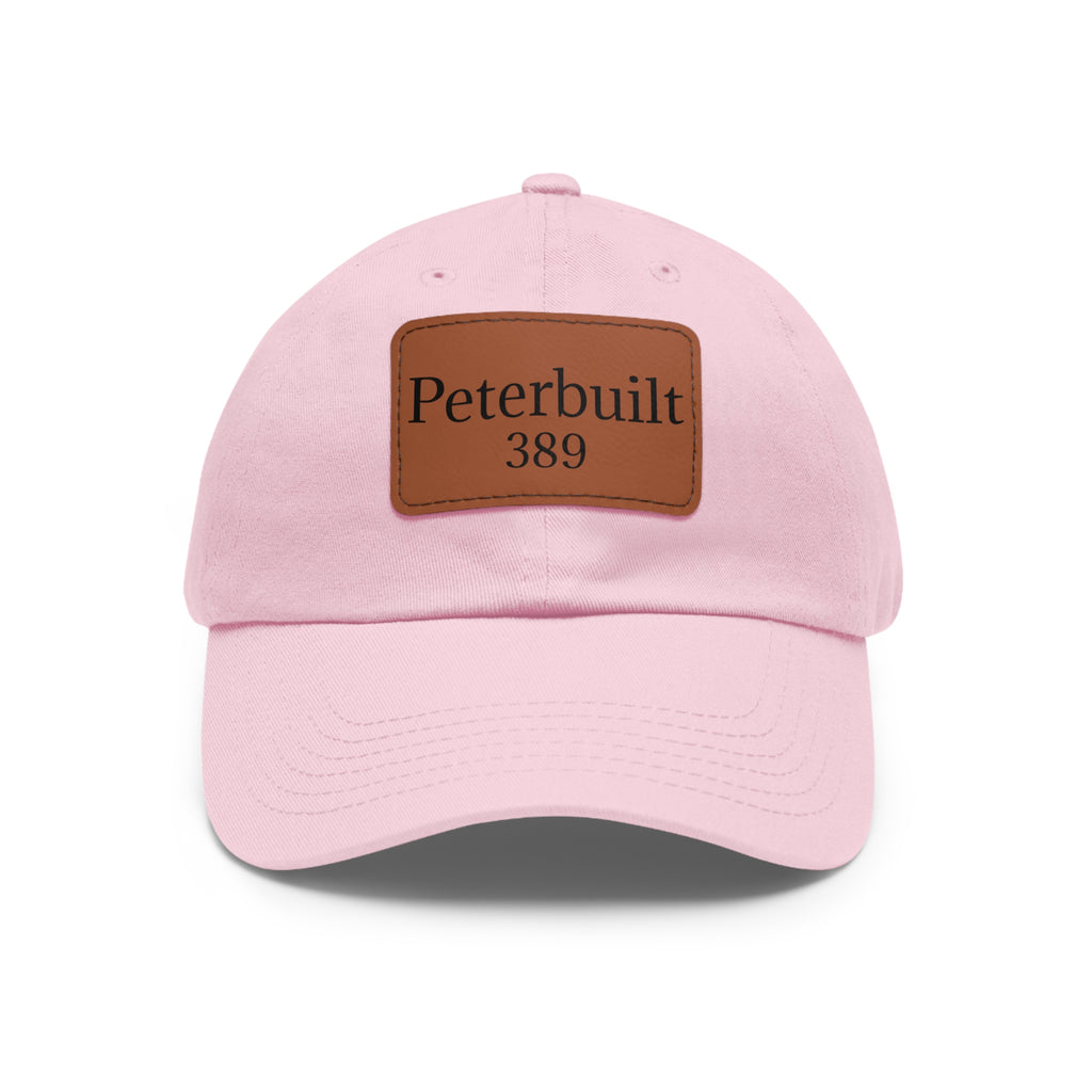 Dad Hat Peterbuilt 389 Leather Patch
