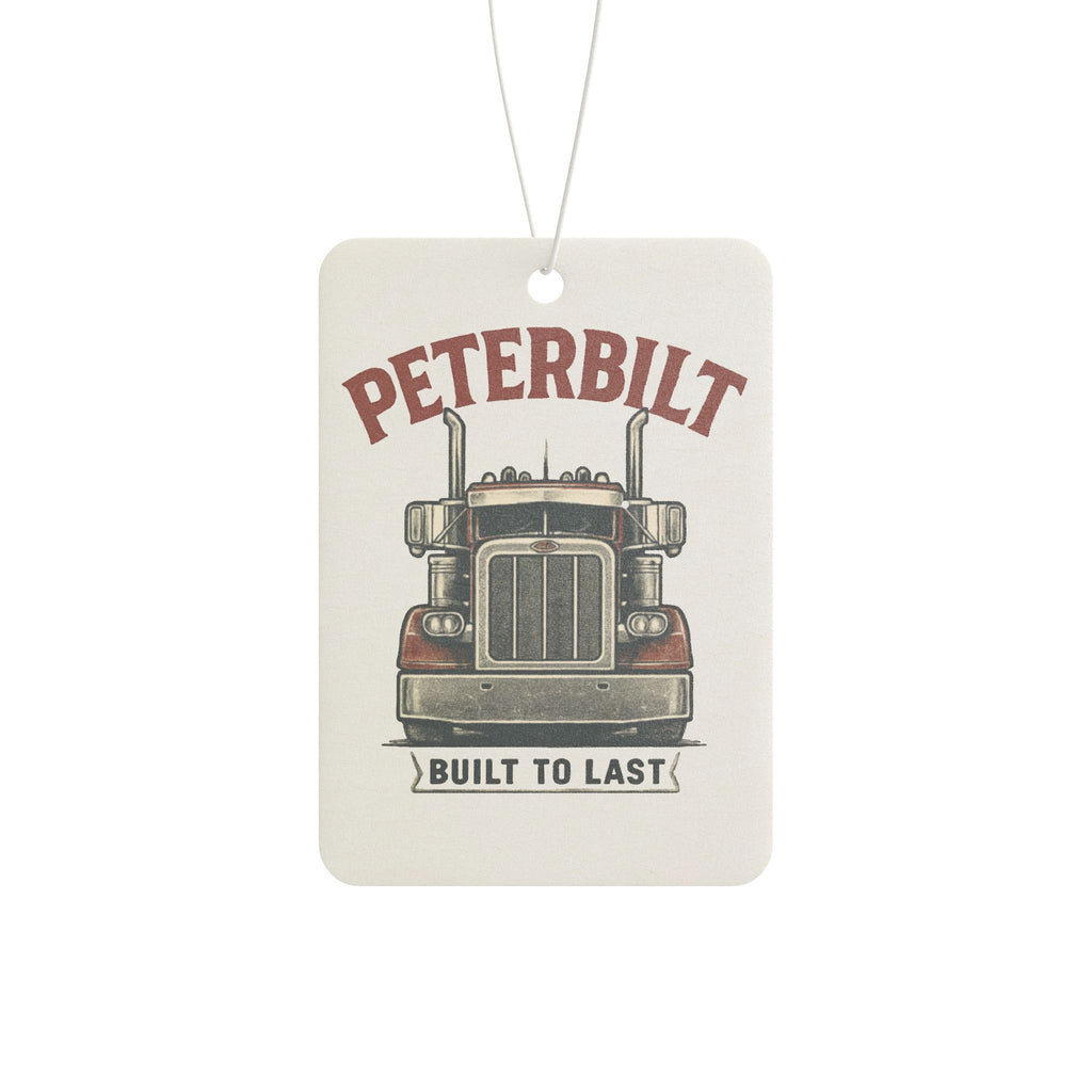 Peterbilt Truck Car Air Freshener | Built to Last, Semi Truck Design