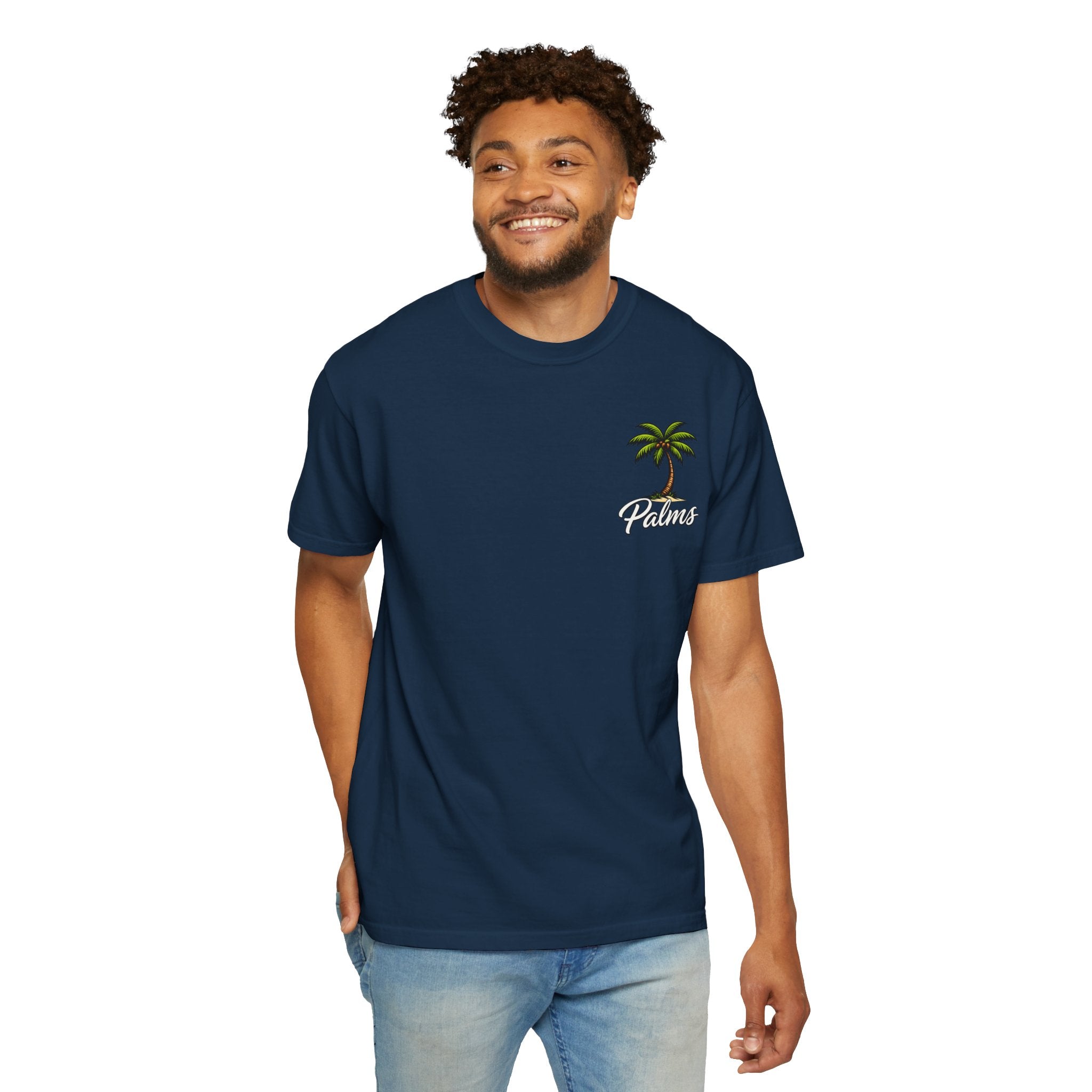 Palms Graphic T-Shirt  Tropical Palm Tree Beach Tee