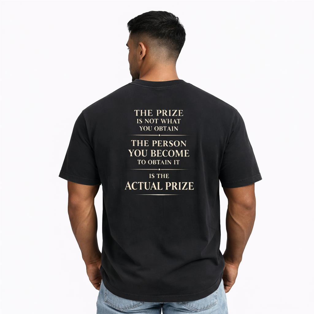 Vintage (Wisdom ) Washed Oversized Cotton T-Shirt