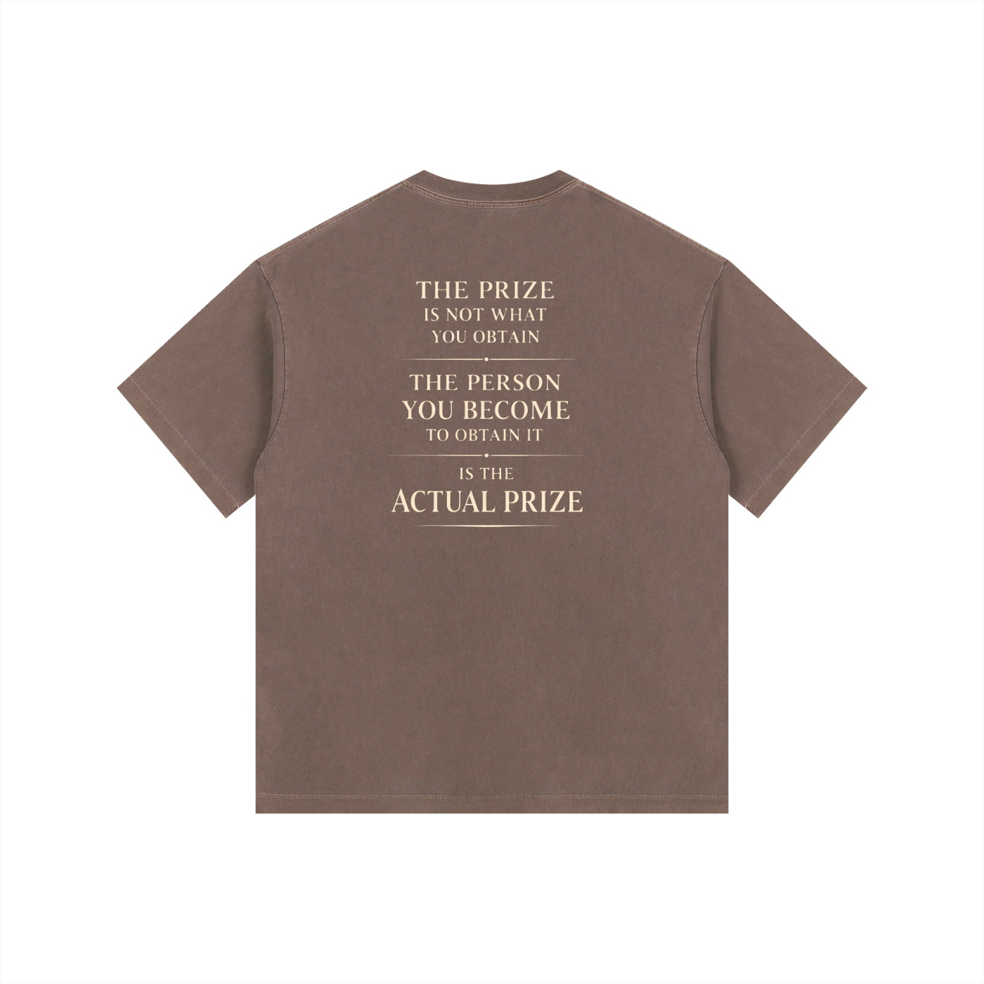 Vintage (Wisdom ) Washed Oversized Cotton T-Shirt